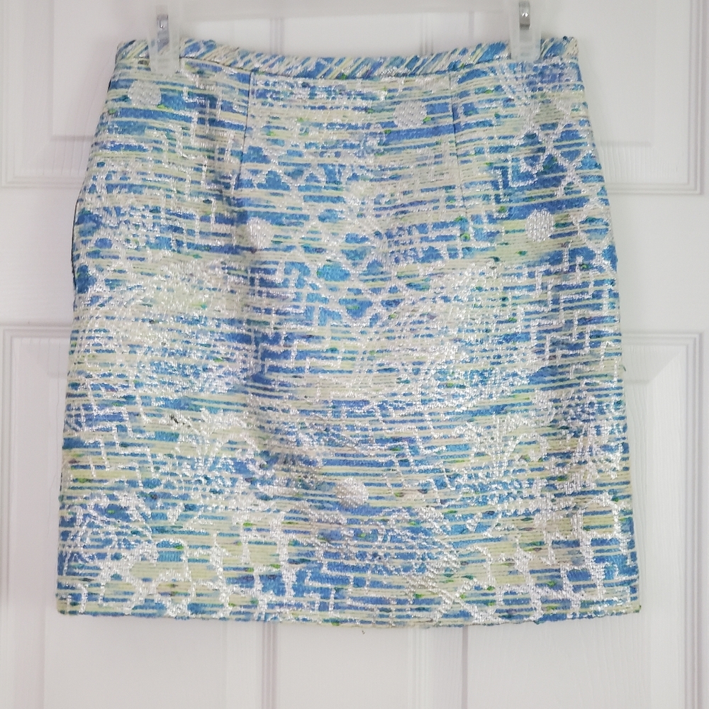 Anthropologie Hunter Dixon Abstract Print Skirt
